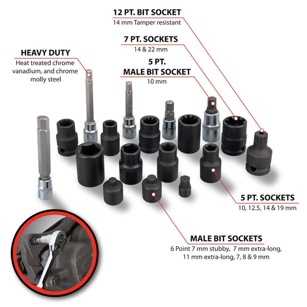 Performance Tool Socket Set (MPN: W86025)