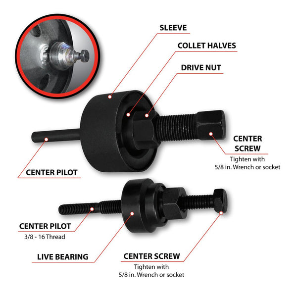 Performance Tool Pulley Removal Installation Tool (MPN: W87022)