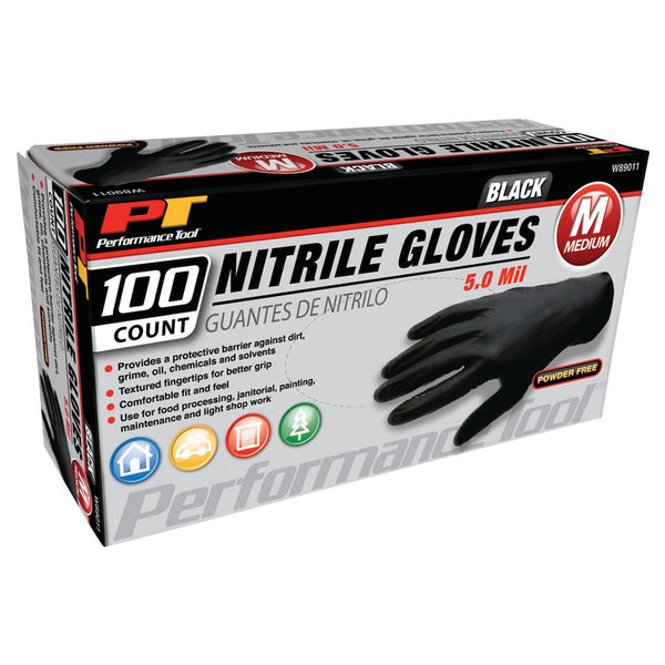 Performance Tool Disposable Nitrile Gloves (MPN: W89011)