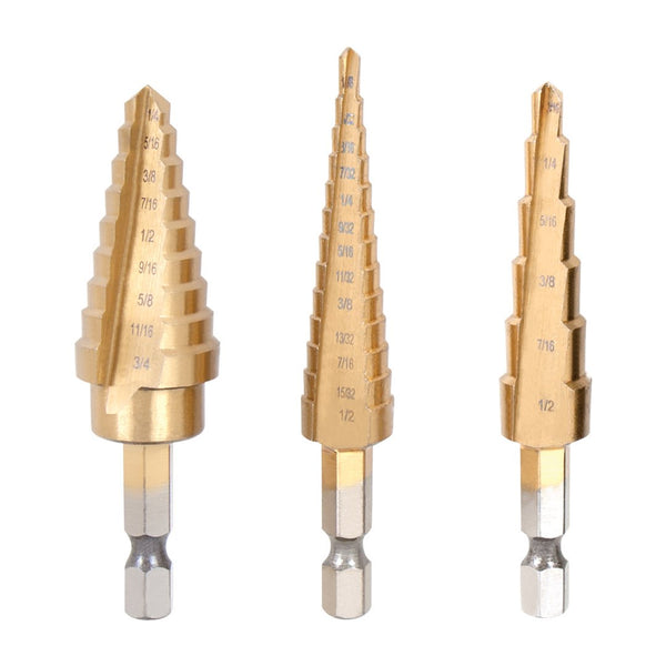 Performance Tool Step Drill Bit Set (MPN: W9003)