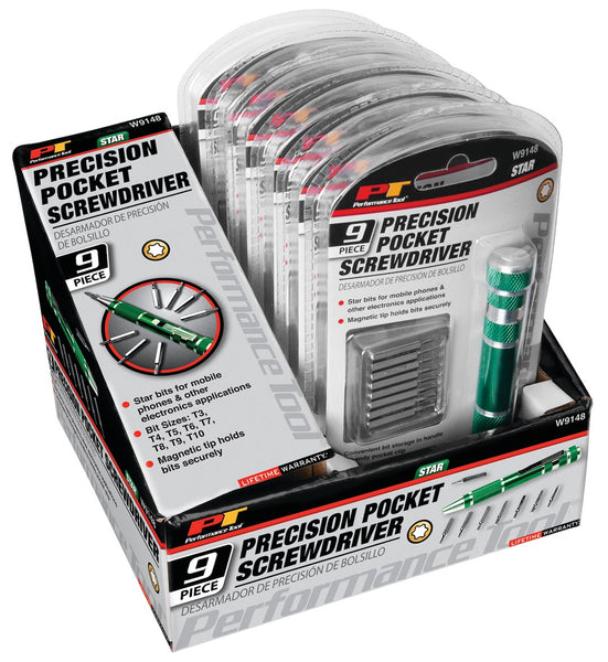 Performance Tool Star Precision Screwdriver Set (MPN: W9148)