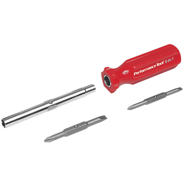 Performance Tool 6-In-1 Screwdriver (MPN: W975)