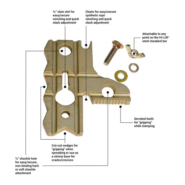 Hi-Lift Jack Spreader Attachment (MPN: WCSA-101)