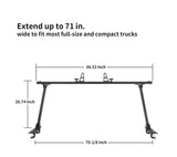 Black Horse Off Road Ladder Rack (MPN: WHATRB)