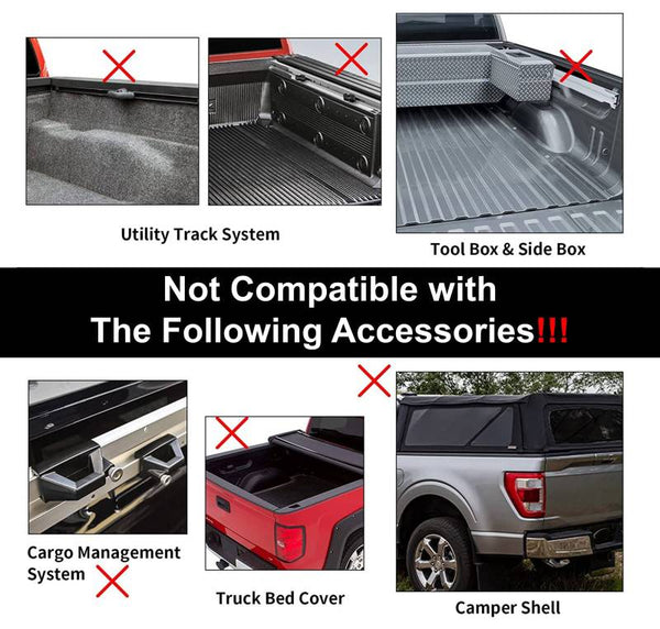 Black Horse Off Road Bed Cargo Rack Upright (MPN: WHPB4)