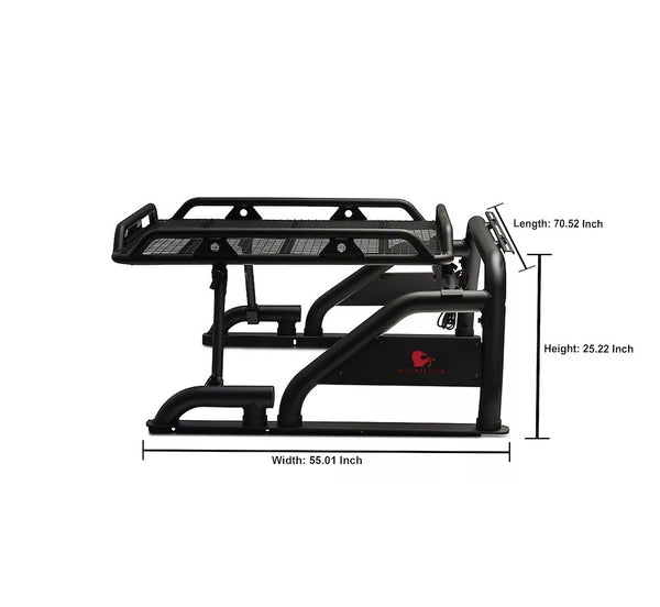 Black Horse Offroad Truck Bed Bar (MPN: WRB-001BK-PLB)