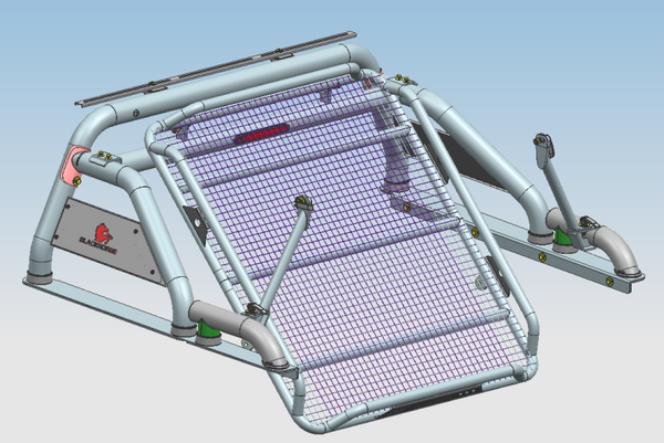 Black Horse Offroad Truck Bed Bar (MPN: WRB-001BK)