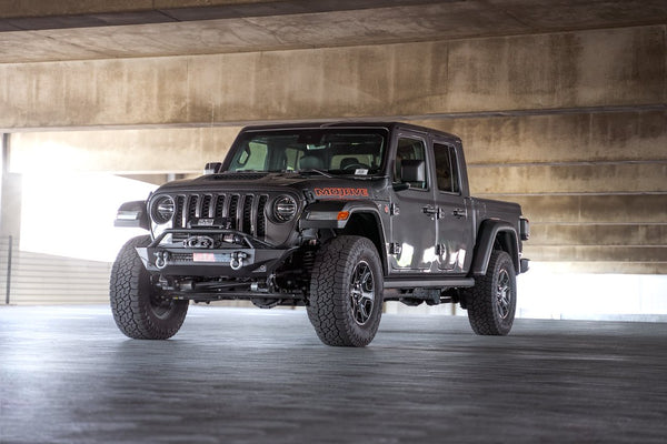 DV8 Offroad FS-1 Series Stubby Winch Bumper (MPN: FBJL-11)