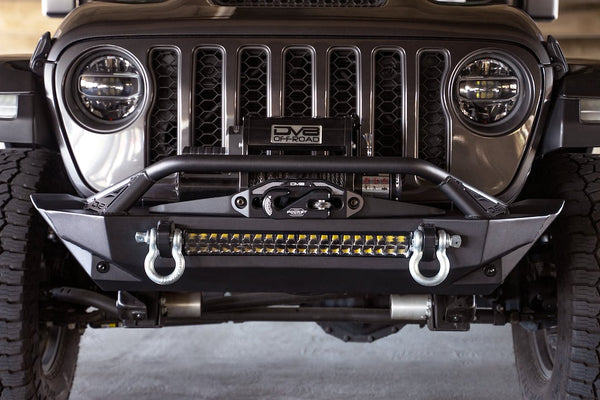 DV8 Offroad FS-1 Series Stubby Winch Bumper (MPN: FBJL-11)