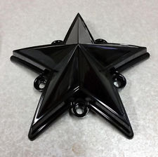 KMC Wheels Wheel Center Cap Emblem (MPN: XD775STARB)