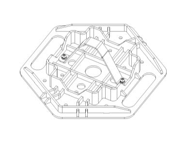 Go Rhino Jack Base Plate (MPN: XG-RJ50040B)