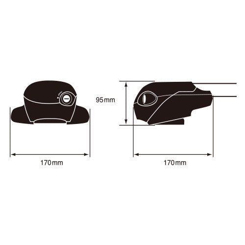 INNO Roof Rack Cross Bar Mounting Kit (MPN: XS201)