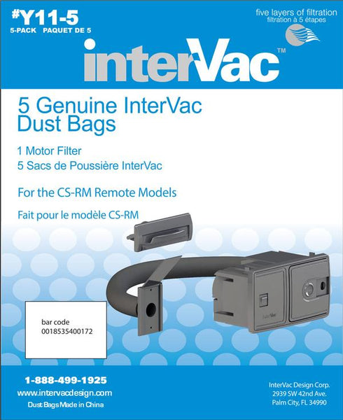 InterVac Vacuum Cleaner Bag (MPN: Y11-5)