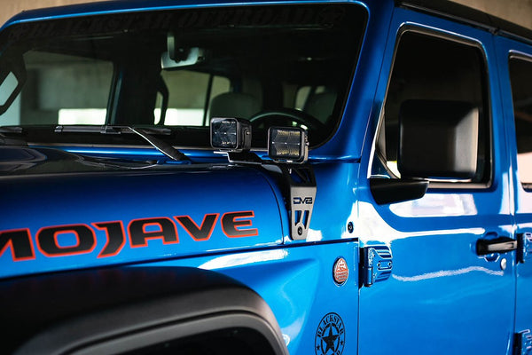 DV8 Offroad Driving Fog Light Mounting Bracket (MPN: LBJL-06)