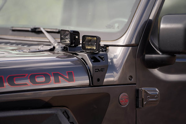 DV8 Offroad Driving Fog Light Mounting Bracket (MPN: LBJL-04)