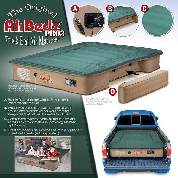 AirBedz Pro3 Series Full Size Truck Bed Mattress (MPN: PPI-302)