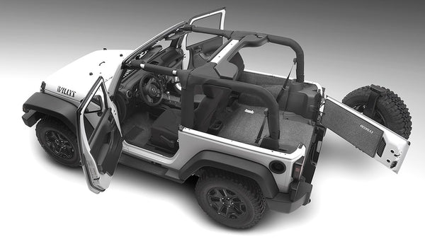 BedRug Custom Jeep Cargo Liners (MPN: BRJL18R4GH)