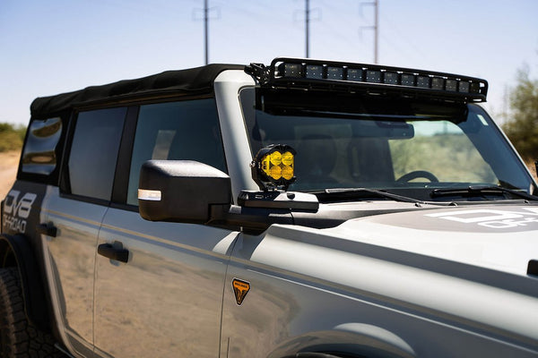 DV8 Offroad A-Pillar Pod Light Mounts (MPN: LBBR-02)