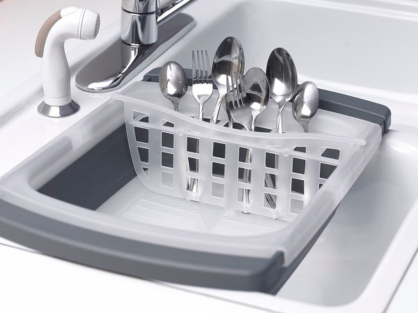 Prepworks Collapsible Over-the-Sink Dish Drainer (MPN: CDD-20GY)
