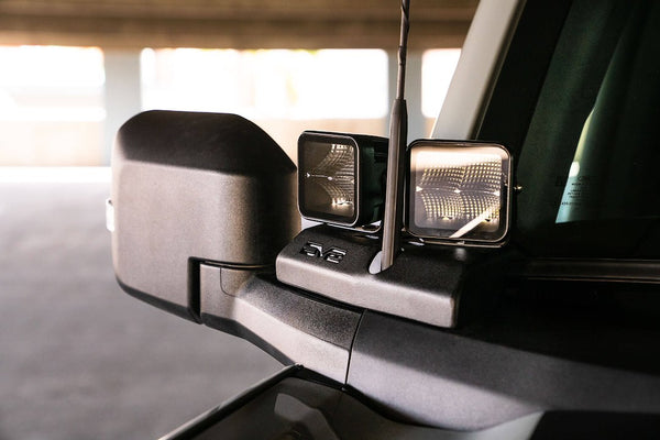 DV8 Offroad A-Pillar Pod Light Mounts (MPN: LBBR-02)