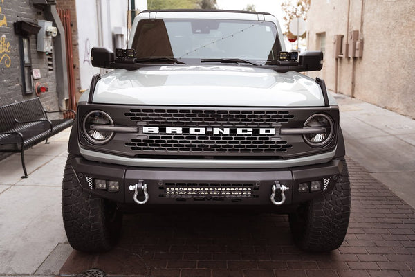 DV8 Offroad 2021 Ford Bronco Front Bumper (MPN: FBBR-03)