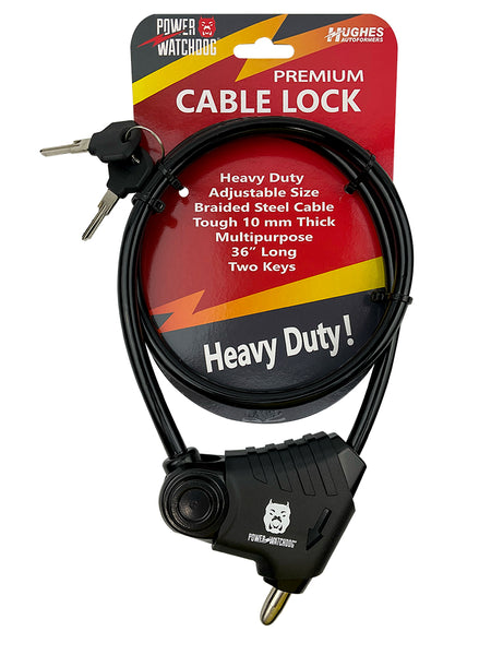 Hughes Auto Cable Lock (MPN: ADJLOCK)