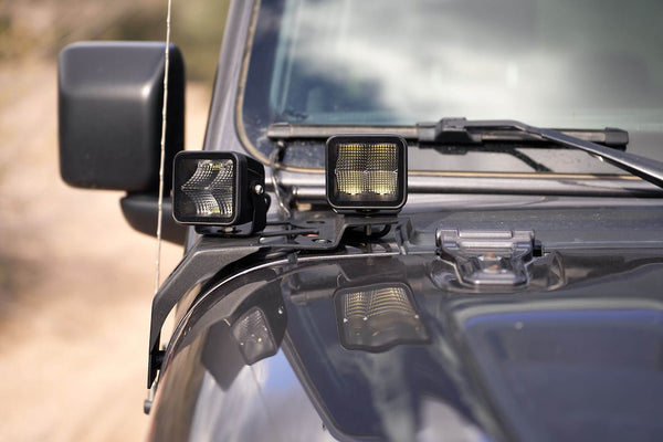 DV8 Offroad Driving Fog Light Mounting Bracket (MPN: LBJL-04)