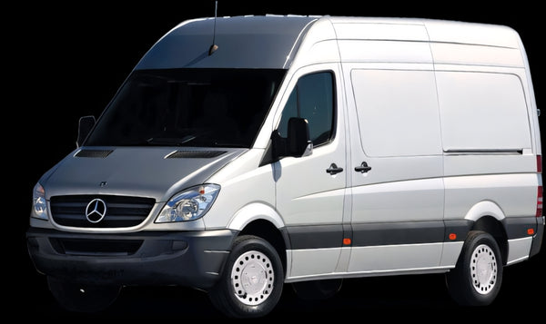 Wheel Covers (Black or Stainless) for Sprinter 2500 SRW 2007-Current