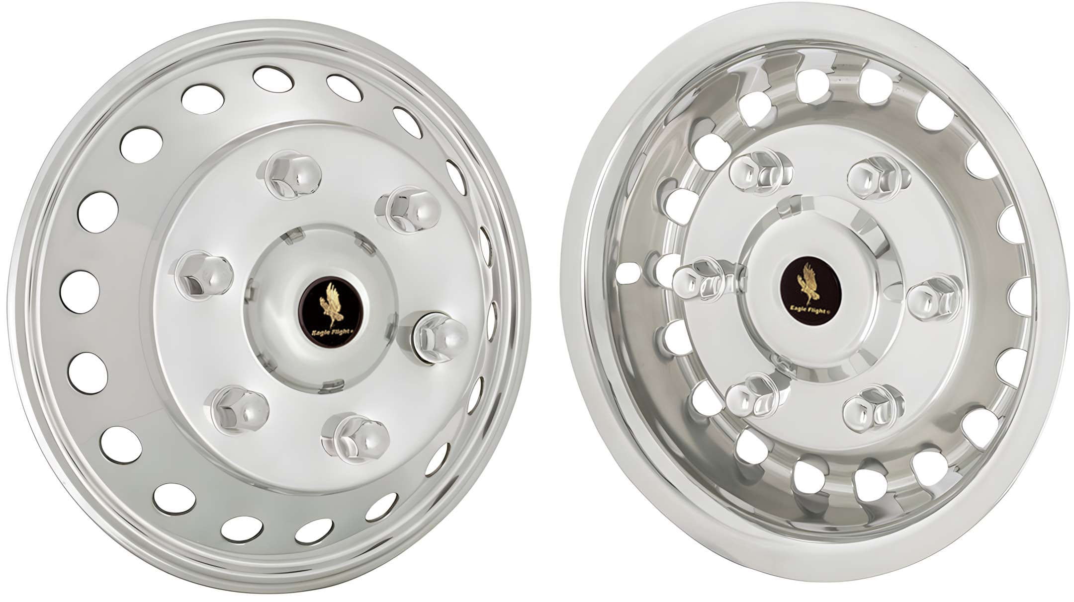 StainlessSteel Wheel Covers/Hub Caps for Sprinter Vans & RVs
