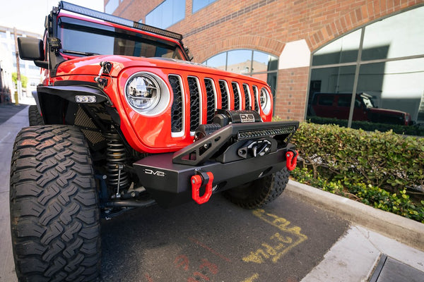 DV8 Offroad FS-25 Stubby Jeep Front Bumper (MPN: FBJL-06)