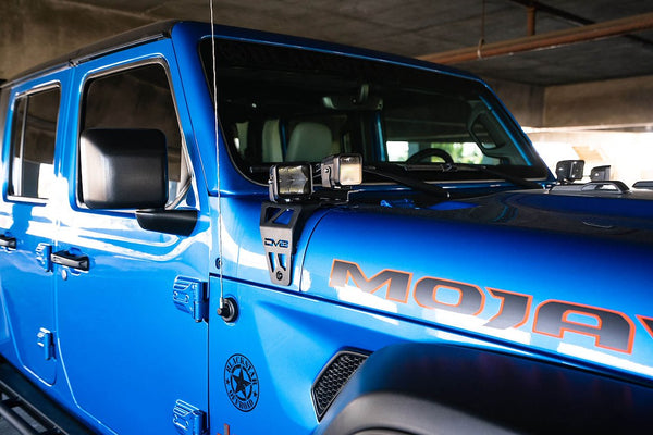 DV8 Offroad Driving Fog Light Mounting Bracket (MPN: LBJL-06)