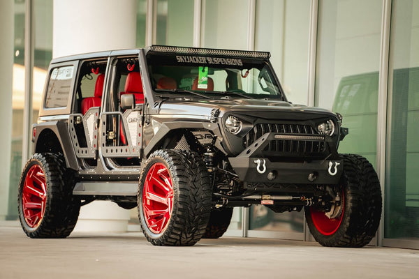 DV8 Offroad Grille With Angry Eye Design (MPN: GRJL-01)