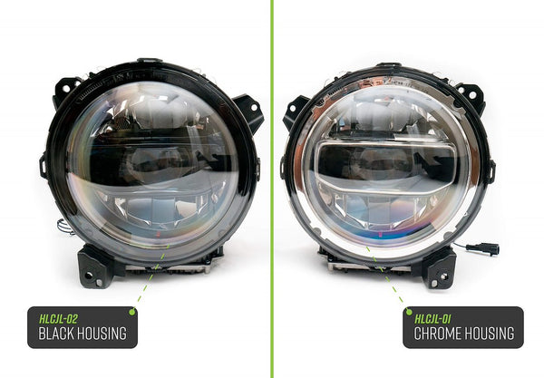DV8 Offroad Headlight Assembly (MPN: HLCJL-02)