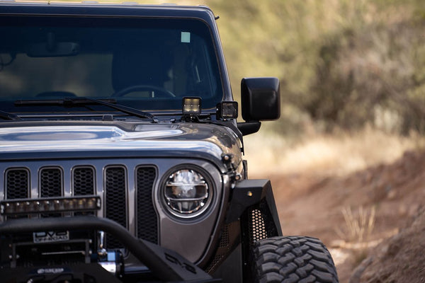 DV8 Offroad Driving Fog Light Mounting Bracket (MPN: LBJL-04)