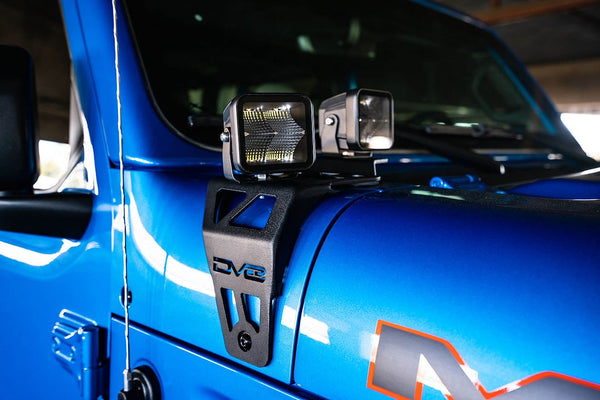 DV8 Offroad Driving Fog Light Mounting Bracket (MPN: LBJL-06)