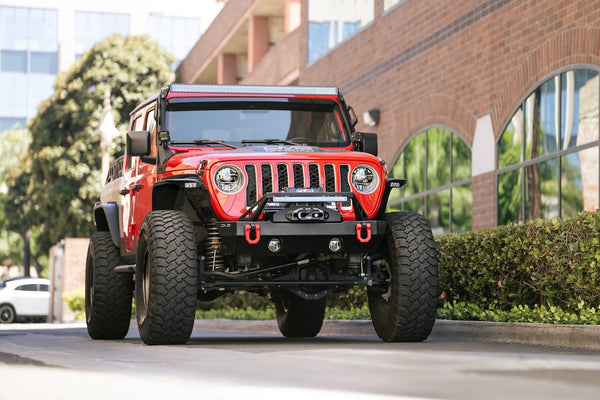 DV8 Offroad FS-25 Stubby Jeep Front Bumper (MPN: FBJL-06)