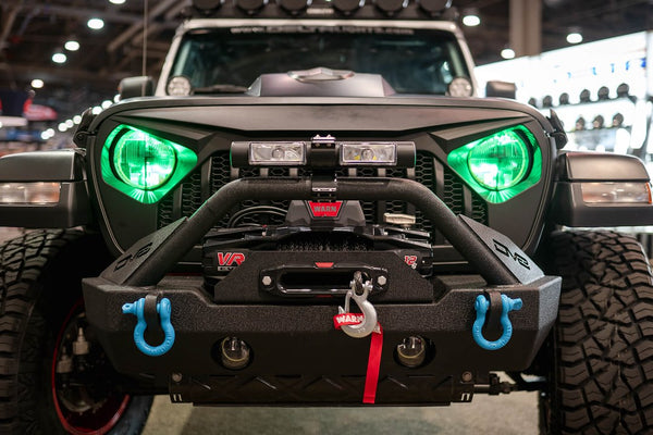 DV8 Offroad Grille With Angry Eye Design (MPN: GRJL-01)
