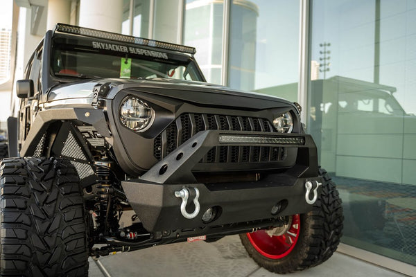 DV8 Offroad Grille With Angry Eye Design (MPN: GRJL-01)