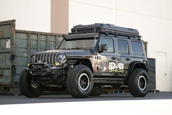 DV8 Offroad Spec Series Winch Front Bumper (MPN: FBJL-09)