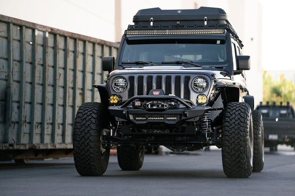 DV8 Offroad Spec Series Winch Front Bumper (MPN: FBJL-09)