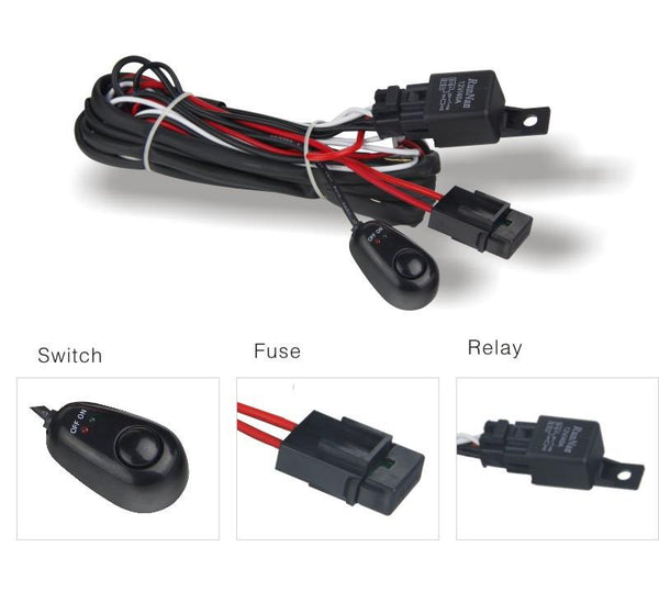 DV8 Offroad Driving Fog Light Wiring Harness (MPN: WIRE HARNESS)