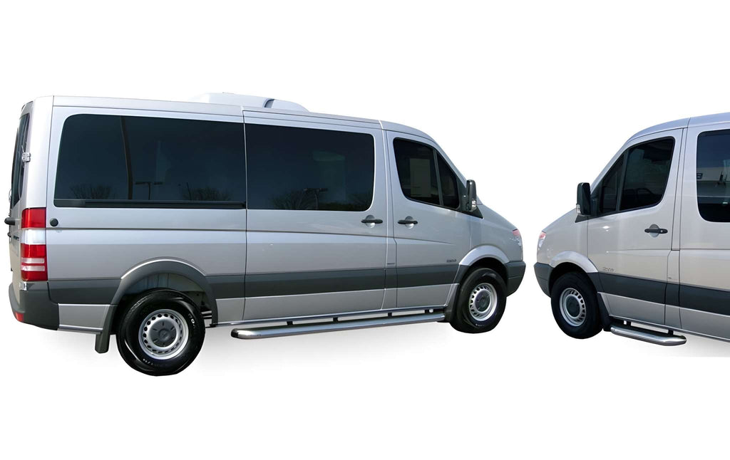 Stainless Stel Mega Step Running Boards for Sprinter Vans – Sprinter ...