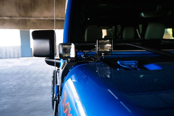 DV8 Offroad Driving Fog Light Mounting Bracket (MPN: LBJL-06)