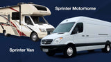 Wheel Covers (Black or Stainless) for Sprinter 3500 DRW 2007-Current