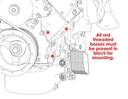 Holley Power Steering Pump Bracket (MPN: 20-166)