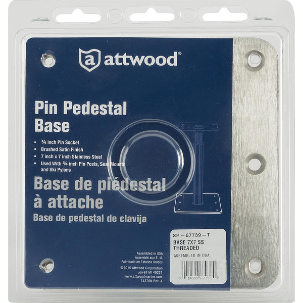 Attwood Marine Boat Seat Pedestal Base Plate (MPN: SP-67739-T)