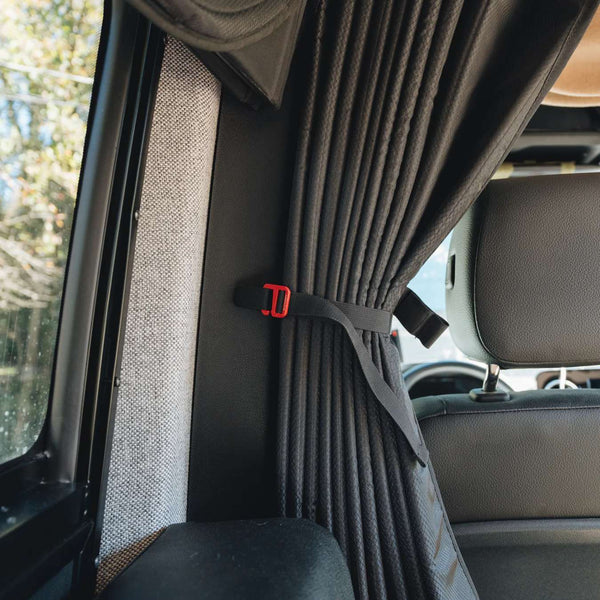 Omac Cabin Divider Curtain Privacy Curtains For Ford Transit Beige 2 Curtains
