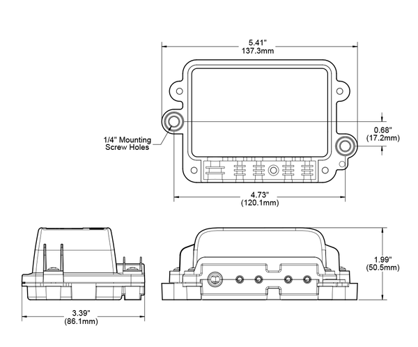 Blue Sea Fuse Block (MPN: 5056-BSS)