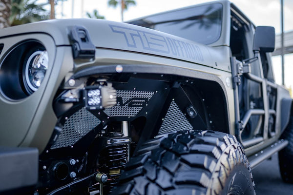 DV8 Off Road Aluminum Inner Fenders (MPN: INFEND-03FB)